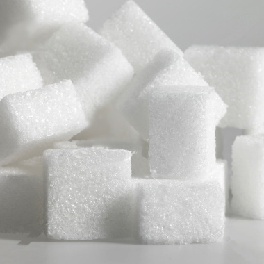 Pile of sugar cubes