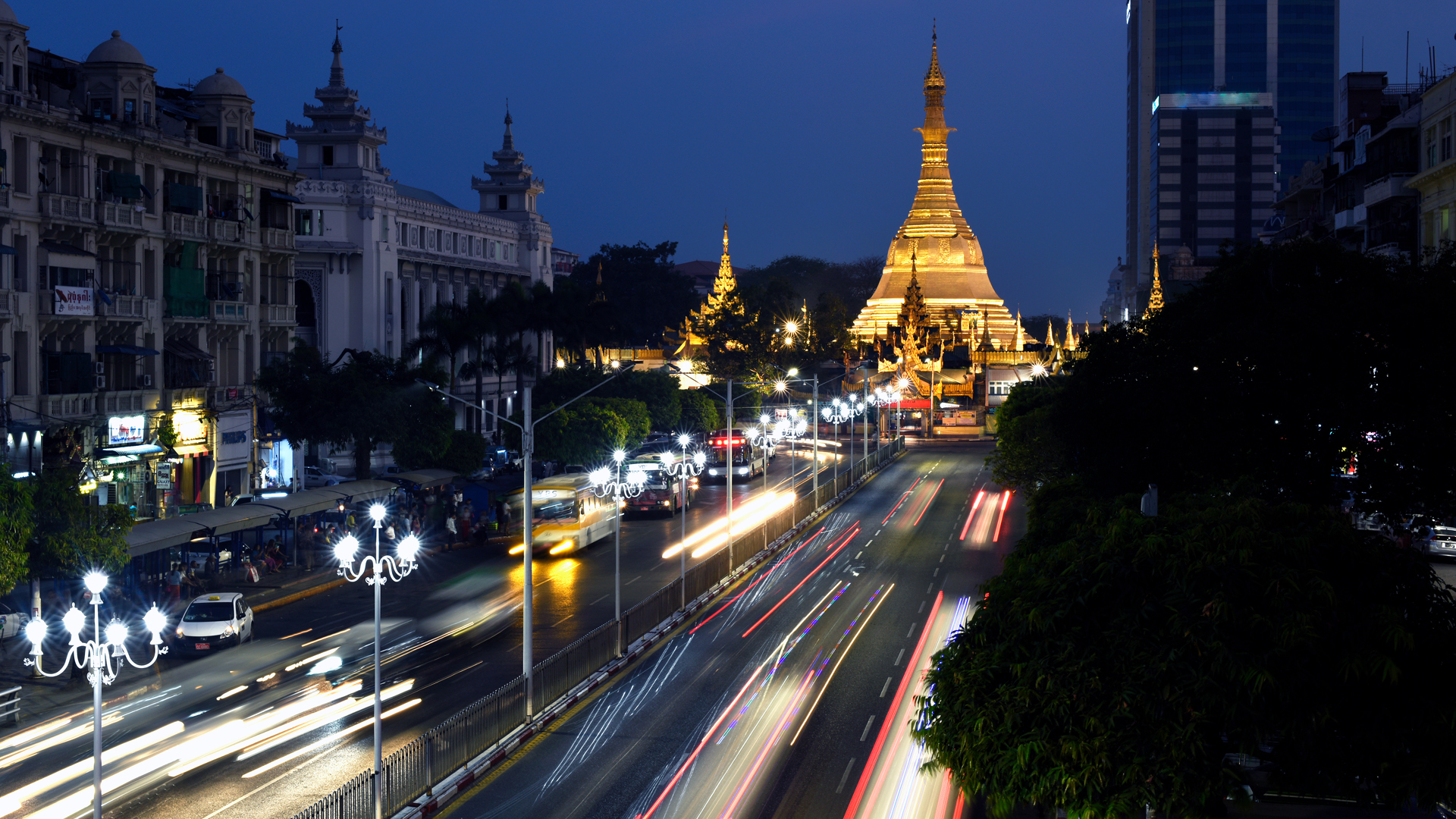 Myanmar skyscape