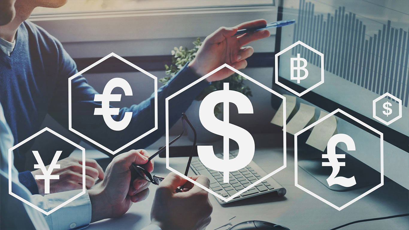 Money exchange or forex concept Image